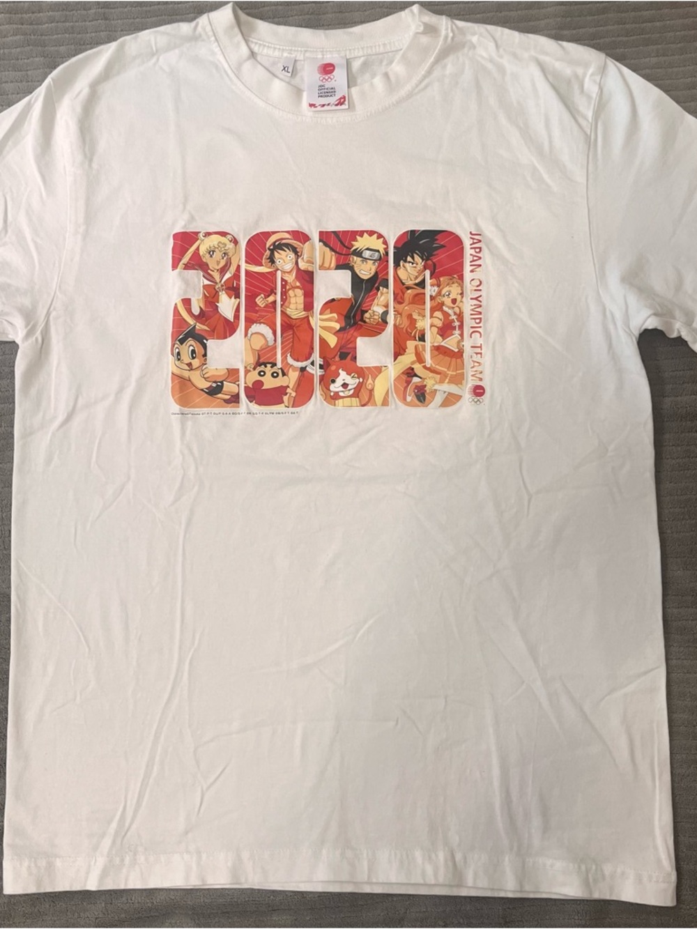 Japan Olympic Team White Graphic Short Sleeve Tee